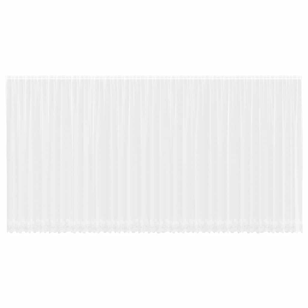 Tende con tende Bianco 500x100cm Poliestere 4107850