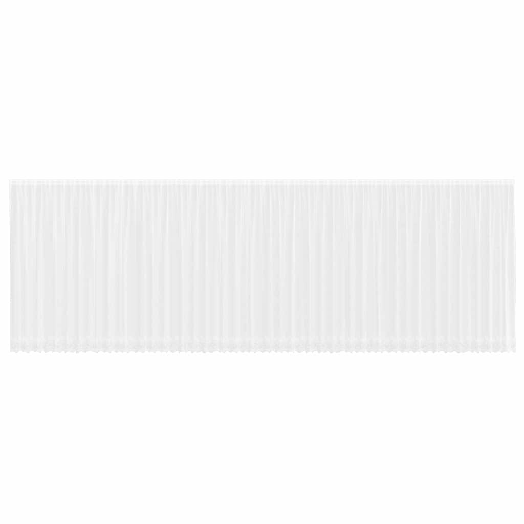 Tende con tende Bianco 500x100cm Poliestere 4107858