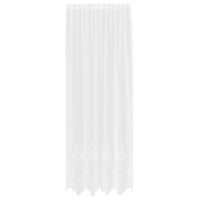 Tende con tende Bianco 500x100cm Poliestere 4107875