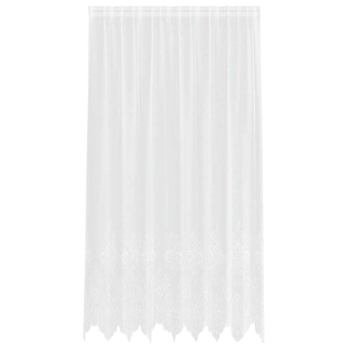 Tende con tende Bianco 500x100cm Poliestere 4107886