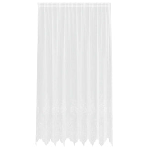 Tende con tende Bianco 500x100cm Poliestere 4107887