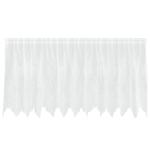 Tende con tende Bianco 500x100cm Poliestere 4107892