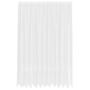 Tende con tende Bianco 500x100cm Poliestere 4107901