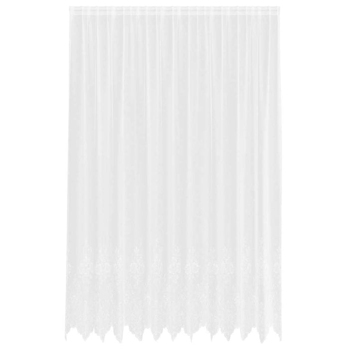 Tende con tende Bianco 500x100cm Poliestere 4107902