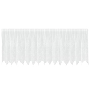 Tende con tende Bianco 500x100cm Poliestere 4107906