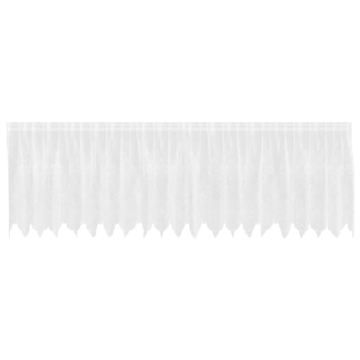 Tende con tende Bianco 500x100cm Poliestere 4107917