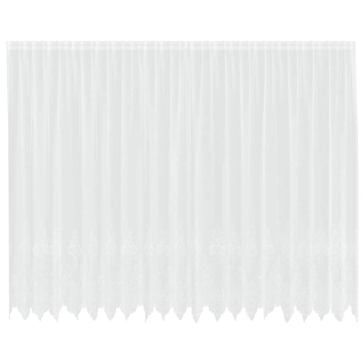 Tende con tende Bianco 500x100cm Poliestere 4107925