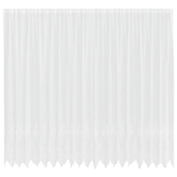 Tende con tende Bianco 500x100cm Poliestere 4107928