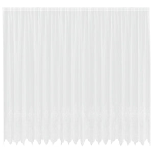 Tende con tende Bianco 500x100cm Poliestere 4107928