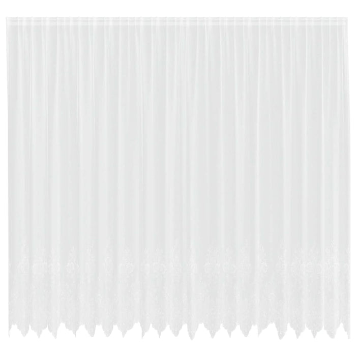 Tende con tende Bianco 500x100cm Poliestere 4107929