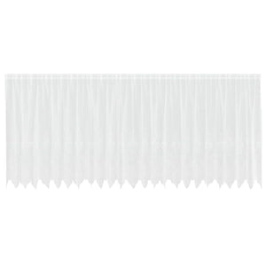 Tende con tende Bianco 500x100cm Poliestere 4107934