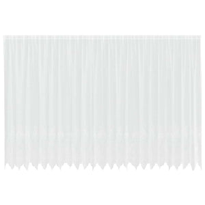 Tende con tende Bianco 500x100cm Poliestere 4107936