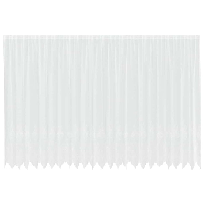 Tende con tende Bianco 500x100cm Poliestere 4107938