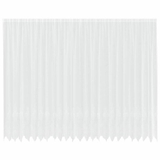 Tende con tende Bianco 500x100cm Poliestere 4107942