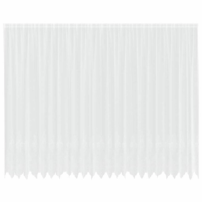 Tende con tende Bianco 500x100cm Poliestere 4107942