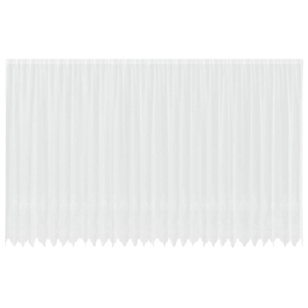 Tende con tende Bianco 500x100cm Poliestere 4107955