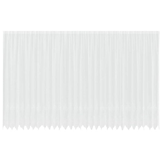 Tende con tende Bianco 500x100cm Poliestere 4107955