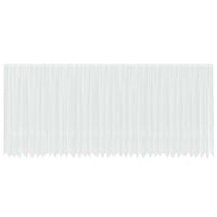 Tende con tende Bianco 500x100cm Poliestere 4107965