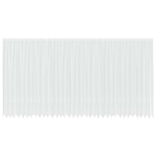 Tende con tende Bianco 500x100cm Poliestere 4107968