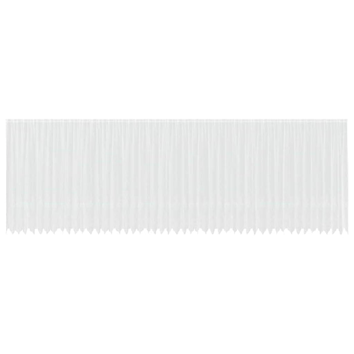 Tende con tende Bianco 500x100cm Poliestere 4107977