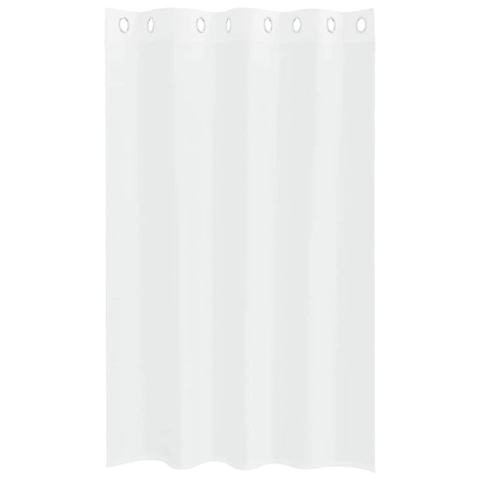 Tende con tende 2 pcs Bianco 140x175cm Poliestere 4107983