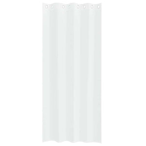 Tende con tende 2 pcs Bianco Poliestere 4107985