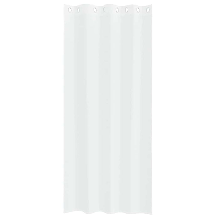 Tende con tende 2 pcs Bianco Poliestere 4107985