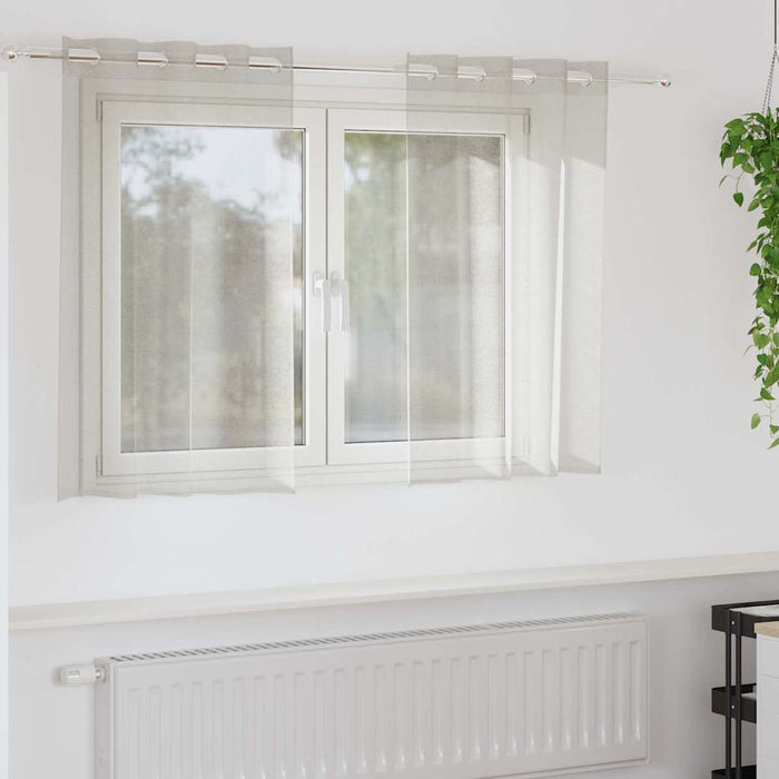 Tende con tende 2 pcs Crema Poliestere 4107987