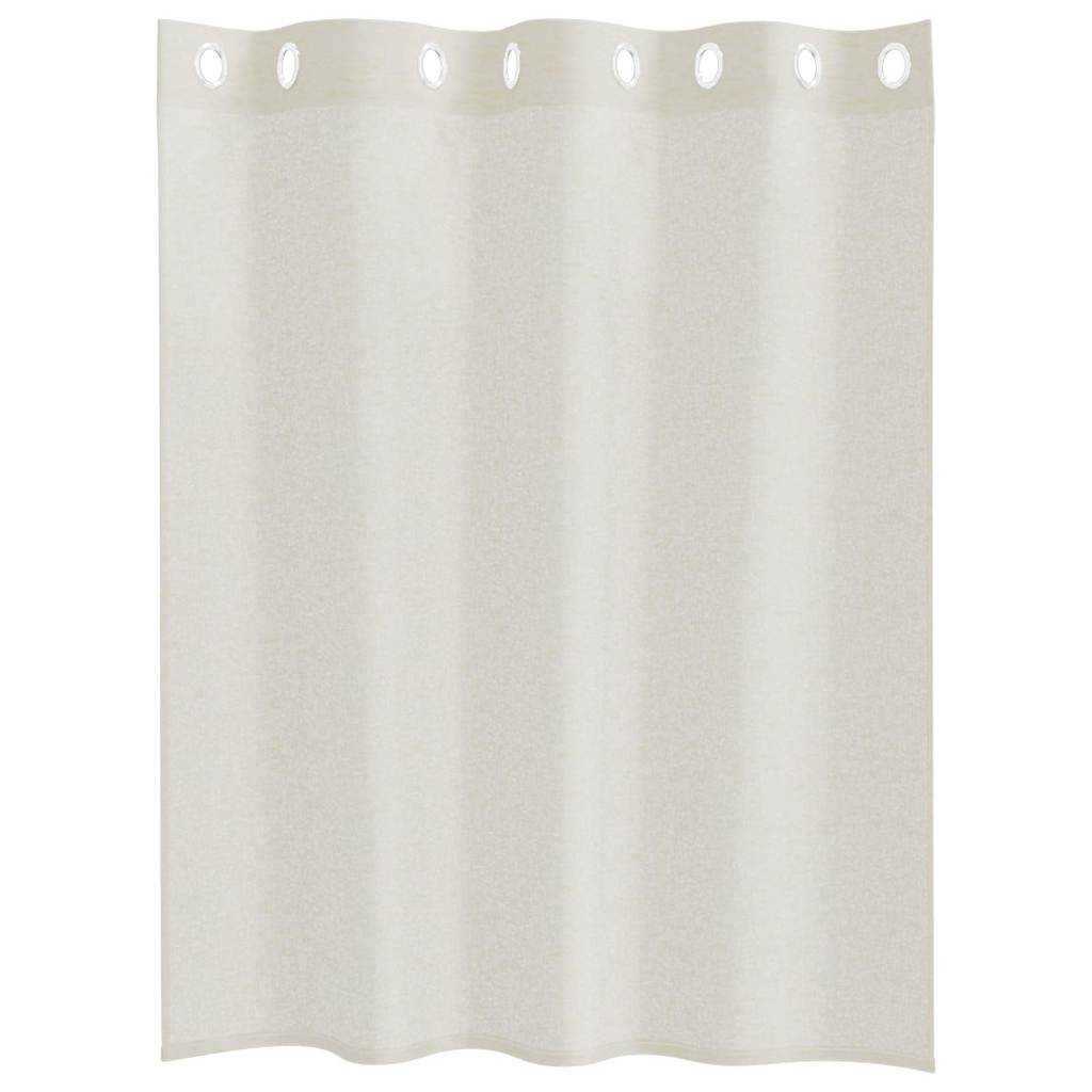 Tende con tende 2 pcs Crema Poliestere 4107987