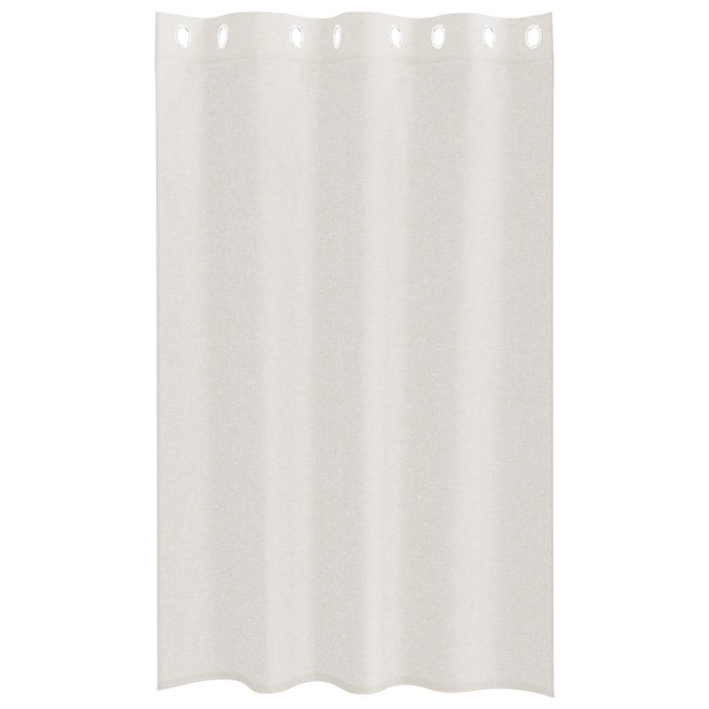 Tende con tende 2 pcs Crema 140x175cm Poliestere 4107988