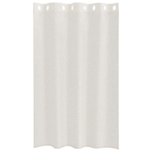 Tende con tende 2 pcs Crema 140x175cm Poliestere 4107988