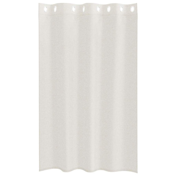 Tende con tende 2 pcs Crema 140x175cm Poliestere 4107988
