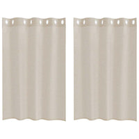 Tende con tende 2 pcs Sabbia Poliestere 4107992