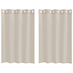 Tende con tende 2 pcs Sabbia Poliestere 4107992