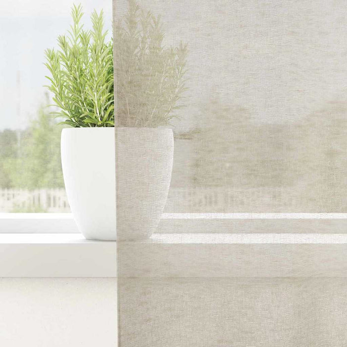 Tende con tende 2 pcs Sabbia 140x175cm Poliestere 4107993