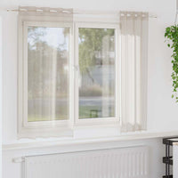 Tende con tende 2 pcs Sabbia 140x175cm Poliestere 4107993