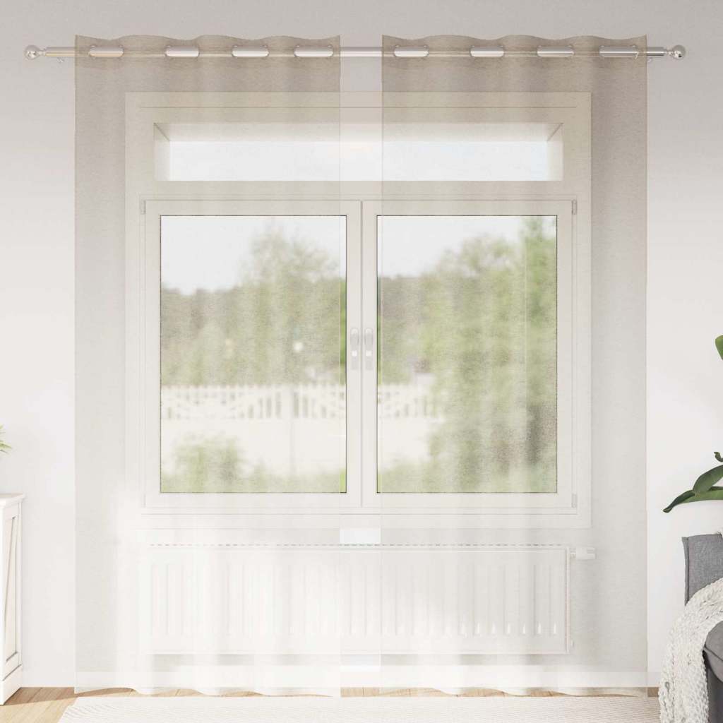 Tende con tende 2 pcs Sabbia Poliestere 4107996