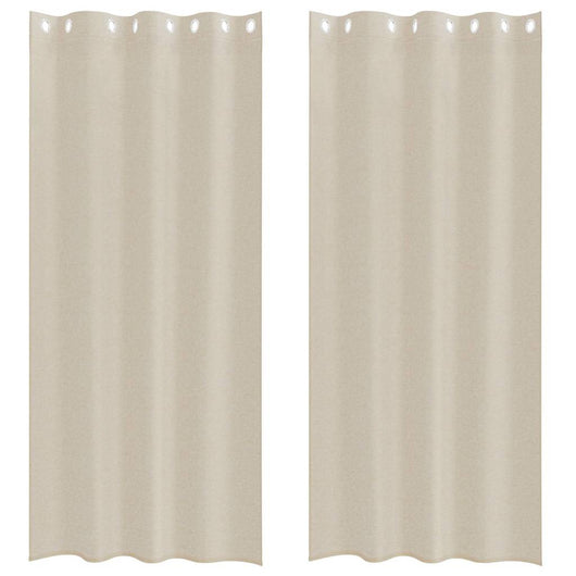 Tende con tende 2 pcs Sabbia Poliestere 4107996