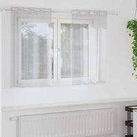 Tende con tende 2 pcs Grigio chiaro 140x140cm Poliestere 4107997