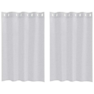 Tende con tende 2 pcs Grigio chiaro 140x140cm Poliestere 4107997