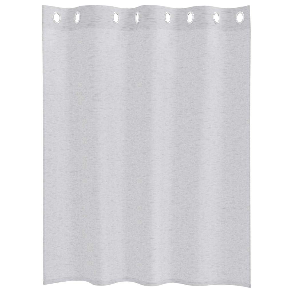 Tende con tende 2 pcs Grigio chiaro 140x140cm Poliestere 4107997