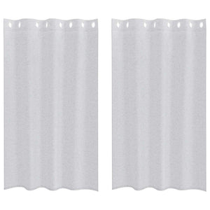 Tende con tende 2 pcs Grigio chiaro 140x175cm Poliestere 4107998