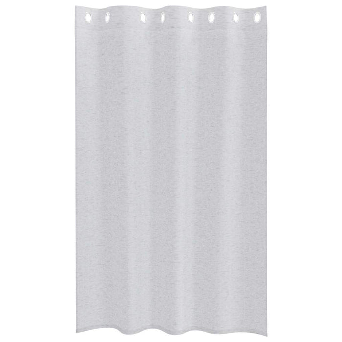 Tende con tende 2 pcs Grigio chiaro 140x175cm Poliestere 4107998