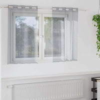 Tende con tende 2 pcs Grigio scuro Poliestere 4108002