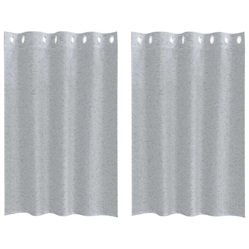 Tende con tende 2 pcs Grigio scuro Poliestere 4108002
