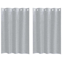 Tende con tende 2 pcs Grigio scuro Poliestere 4108002