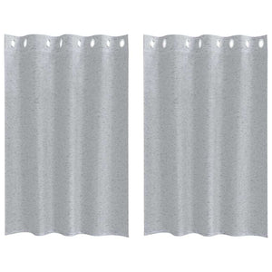 Tende con tende 2 pcs Grigio scuro Poliestere 4108002