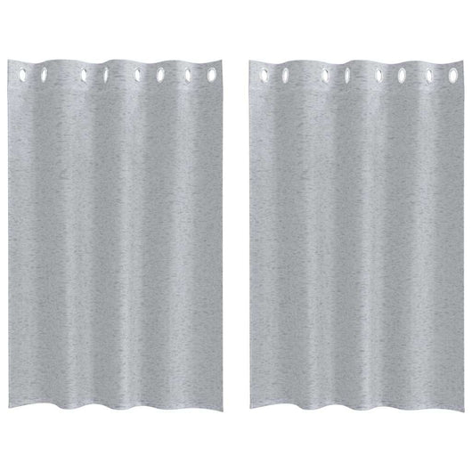 Tende con tende 2 pcs Grigio scuro Poliestere 4108002