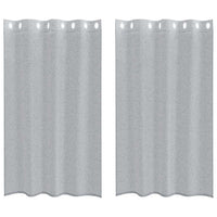 Tende con tende 2 pcs Grigio scuro Poliestere 4108003