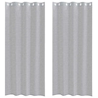 Tende con tende 2 pcs Grigio scuro Poliestere 4108004